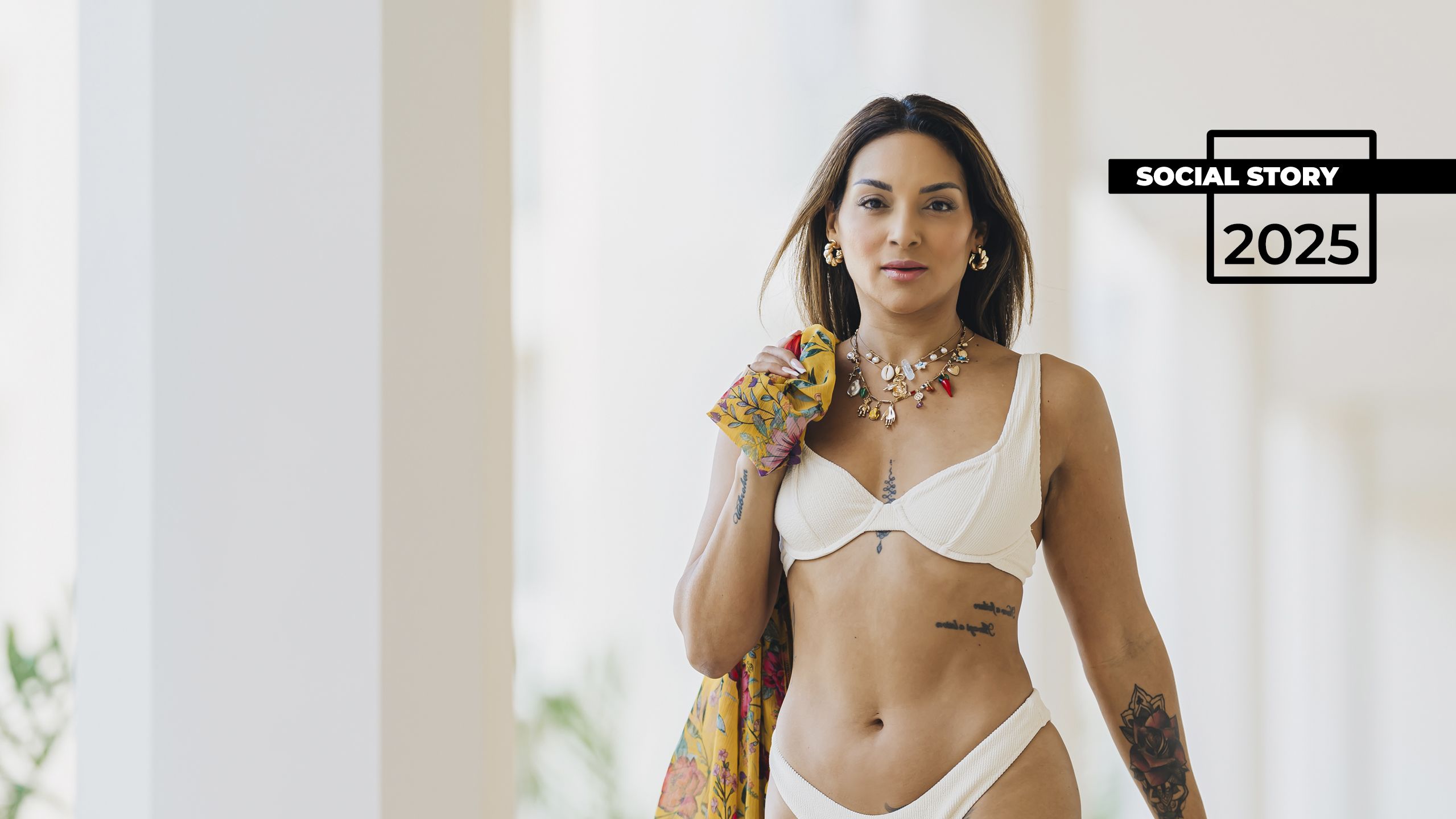 a person taking a picture with a camera on a foggy day