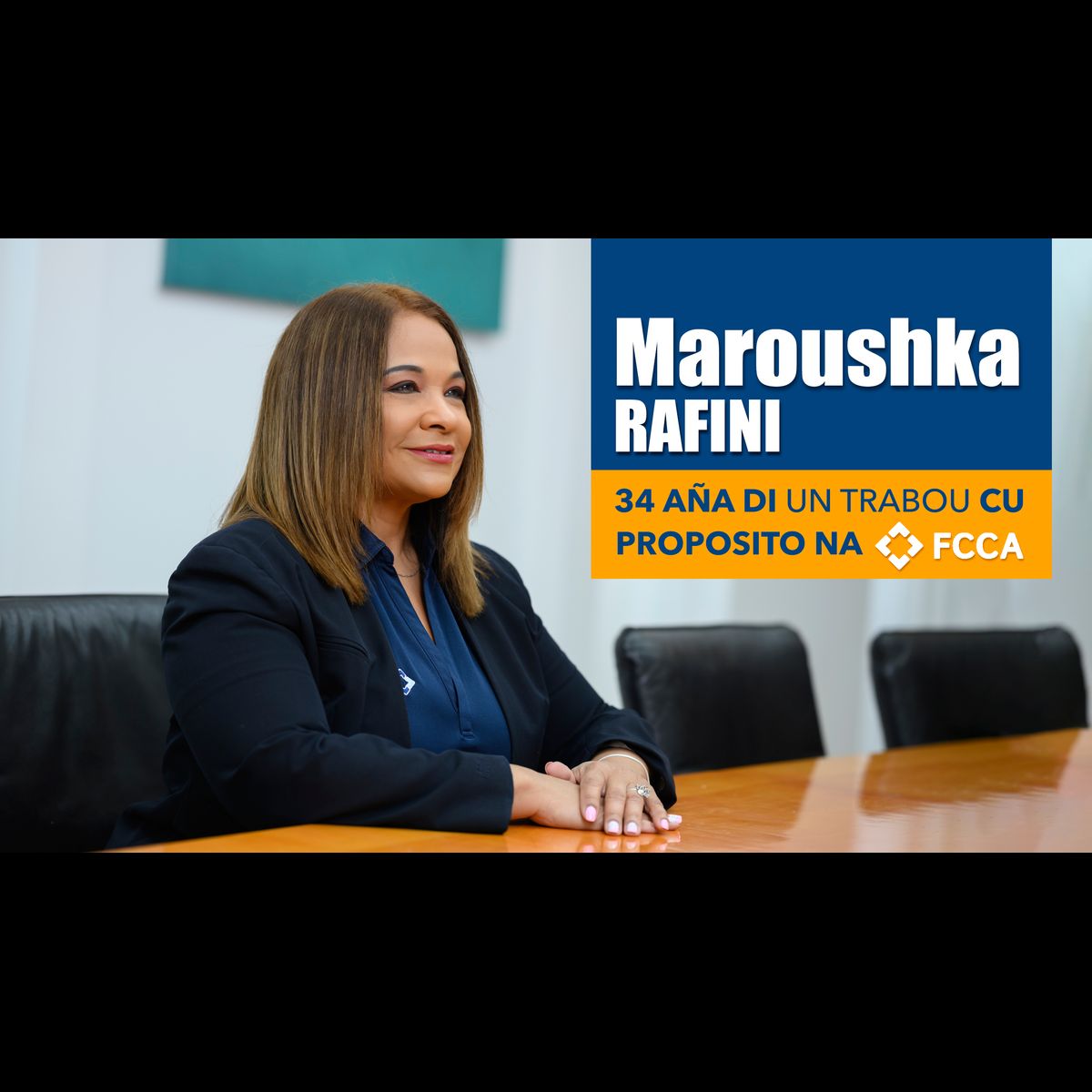 Soto Rafini Maroushka Rafini - 34 aña di un trabou cu proposito na FCCA